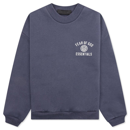 Kid's Fleece Crewneck - Marine