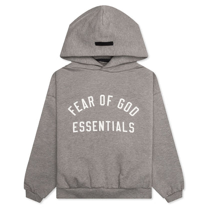 Kid's Fleece Hoodie - Heather Gray