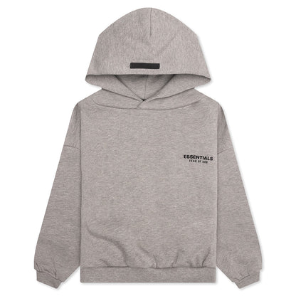 Kid's Fleece Hoodie - Heather Gray