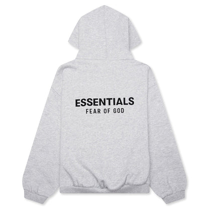 Kid's Fleece Hoodie - Light Heather Gray
