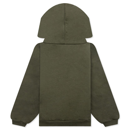 Kid's Fleece Hoodie - Military