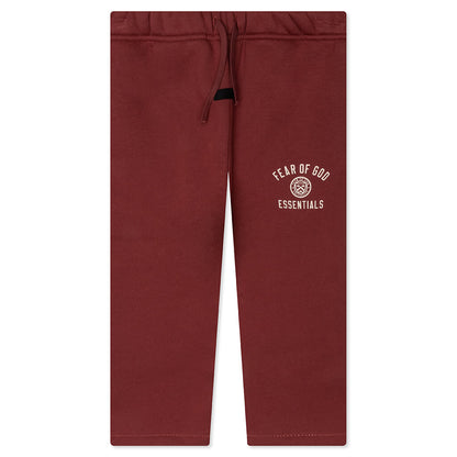 Kid's Fleece Relaxed Sweatpant - Crimson