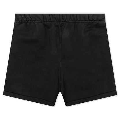 Kid's Heavy Fleece Soccer Short - Black