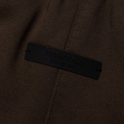 Kid's Heavy Fleece Soccer Short - Brown