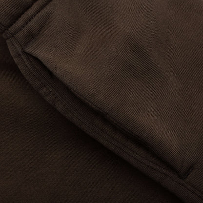 Kid's Heavy Fleece Soccer Short - Brown