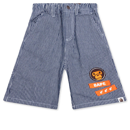 Kid's Hickory Milo Patch Painter Shorts - Navy