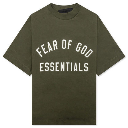 Kid's Jersey Crewneck Tee - Military