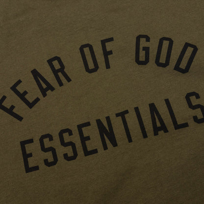 Kid's Jersey Crewneck Tee - Olive