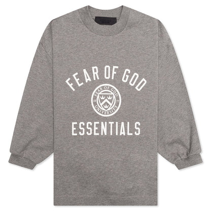 Kid's Jersey Long Sleeve Tee - Heather Gray