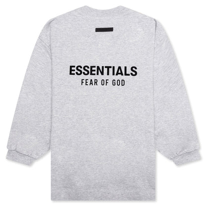 Kid's Jersey Long Sleeve Tee - Light Heather Gray