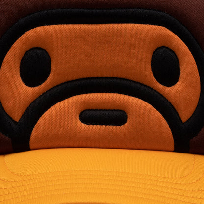 Kid's Milo Face Mesh Cap - Brown
