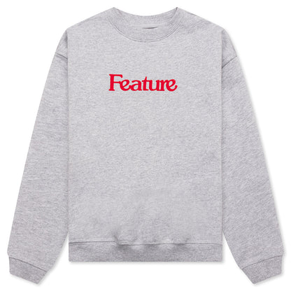 Kids Academy Crewneck - Heather Grey