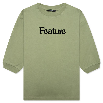 Kids Academy L/S T-Shirt - Oil Green