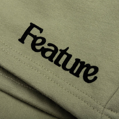 Kids Academy Sweatshorts - Oil Green