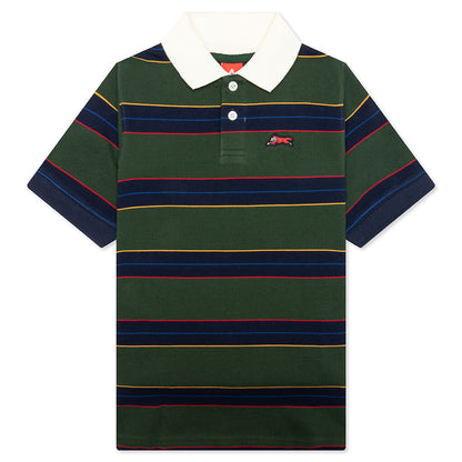 Kids Waterside S/S Polo - Jungle Green
