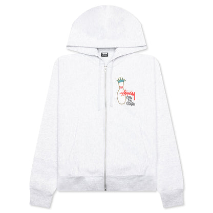 Kingpin Zip Hoodie - Ash Heather