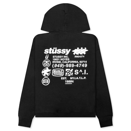 DNA Zip Hoodie - Black