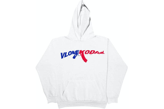 KODAK BLACK X VLONE 47 HOODIE WHITE