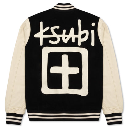 King Letterman Jacket - Black