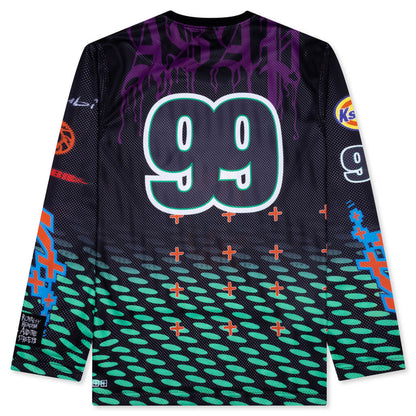 Ksubi x ASAP TyY Moto Jersey - Black