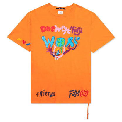Ksubi x HidjiWorld ILY Biggie S/S Tee - Orange