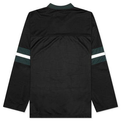 L/S Detroit Mesh T-Shirt - Black/Conifer/Wax