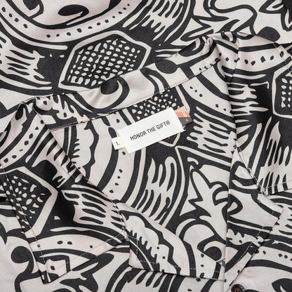 L/S Printed Woven - Black