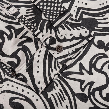 L/S Printed Woven - Black