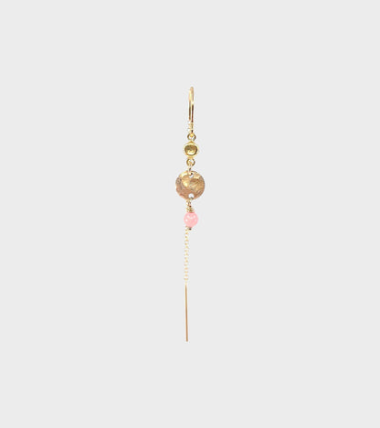 Nida Earring Rhodochrosite