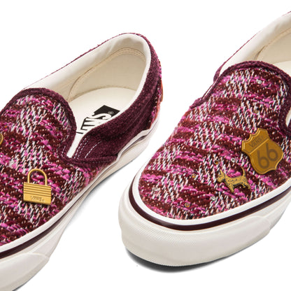 Premium LX Classic Slip-On 98 Cardigan - Brown/Pink