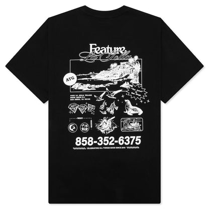 Coastal Tee - Black/White