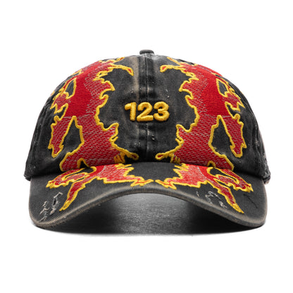 Lambs Cap - Black/Red