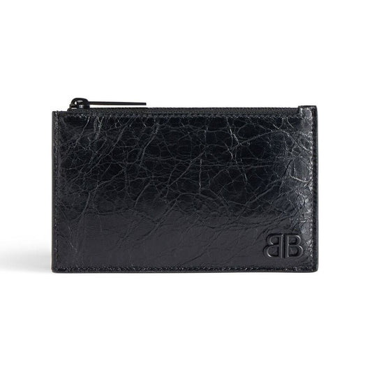 Balenciaga Monaco Long Coin And Card Holder 'Black' 7665752AAS81000