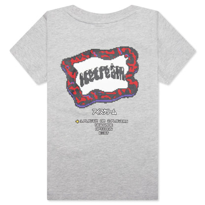 Kids Lava Flag S/S Tee - Heather Grey