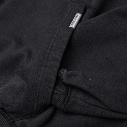 Legacy Overprint Hoodie - Vintage Black