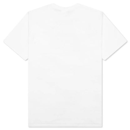Liquid Camo College Tee - White/Blue
