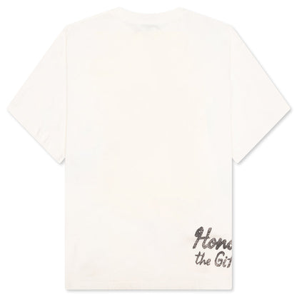 Live On The Air T-Shirt - Bone