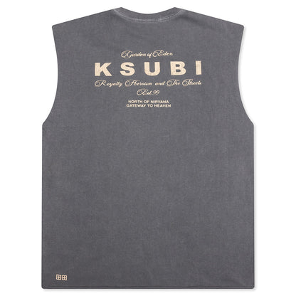 Lock Cut Off Tee - Charcoal