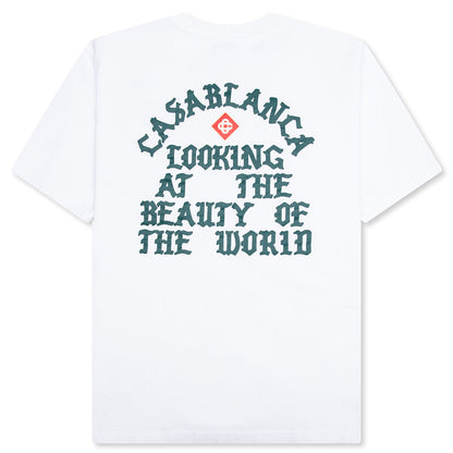 Beauty of the World Printed T-Shirt - White