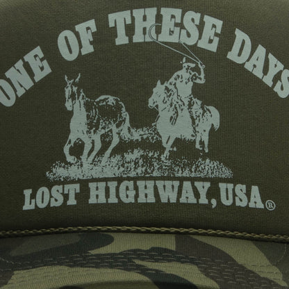 Lost Highway Trucker - Dark Green Camo