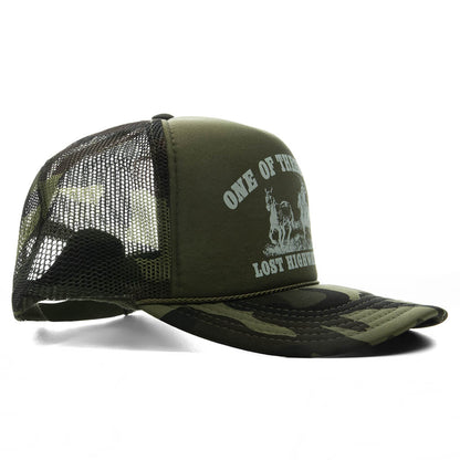 Lost Highway Trucker - Dark Green Camo
