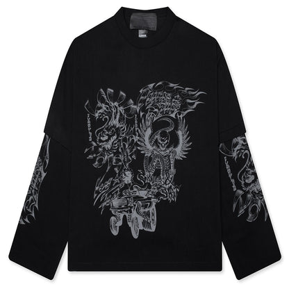 Loud Noises Long Sleeve Tee - Black