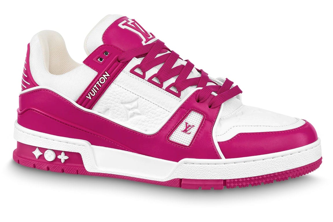 LOUIS VUITTON LV TRAINER FUSCHIA WHITE