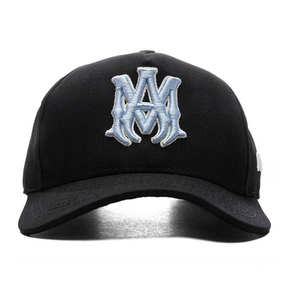 MA Outline Canvas Hat - Black/Blue