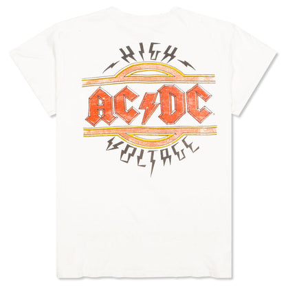 AC/DC High Voltage Tee - Off-White
