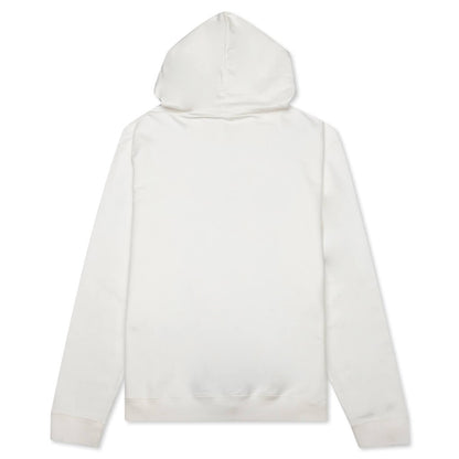 Stripe Stamp Hooded Sweatshirt - Off-White