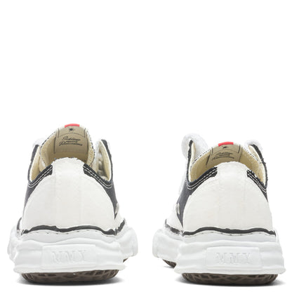 Peterson Low OG Sole Rubber Painted Canvas Sneaker - Black/White