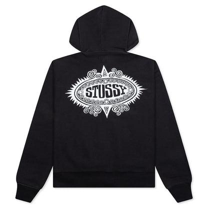Mantra Zip Hoodie - Black