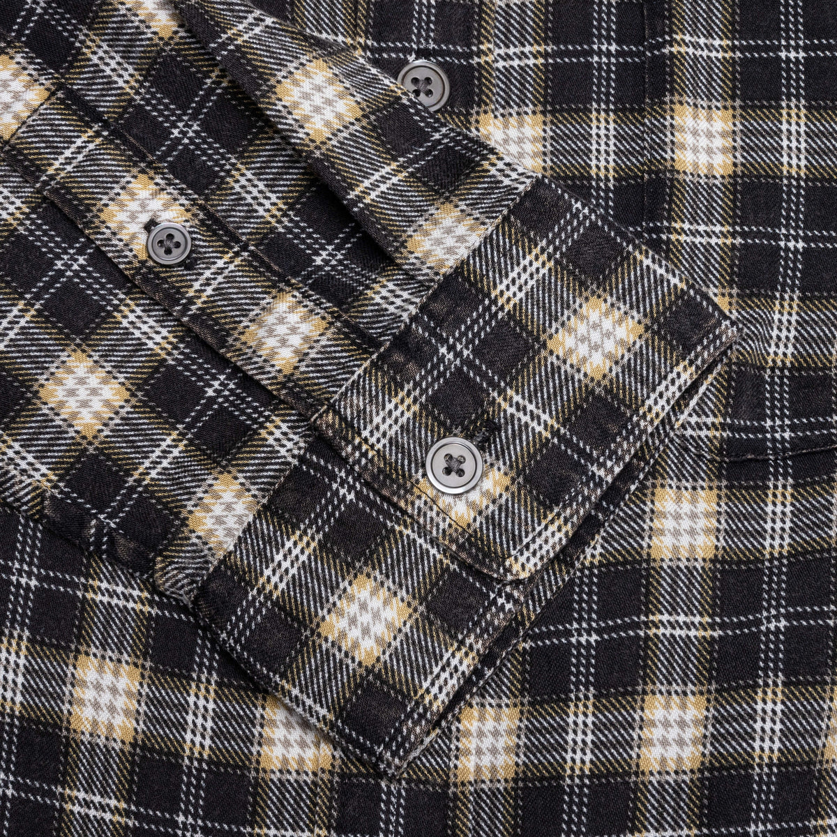 Matthew Plaid Shirt - Black