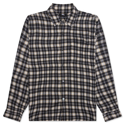 Matthew Plaid Shirt - Black